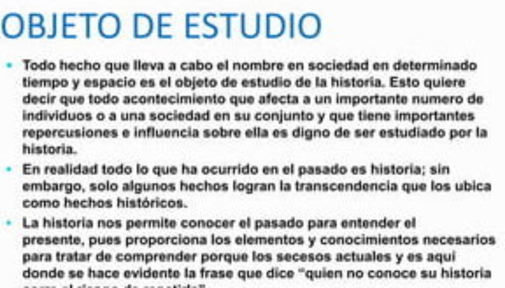 cual-ha-sido-el-objeto-de-estudio-de-la-historia